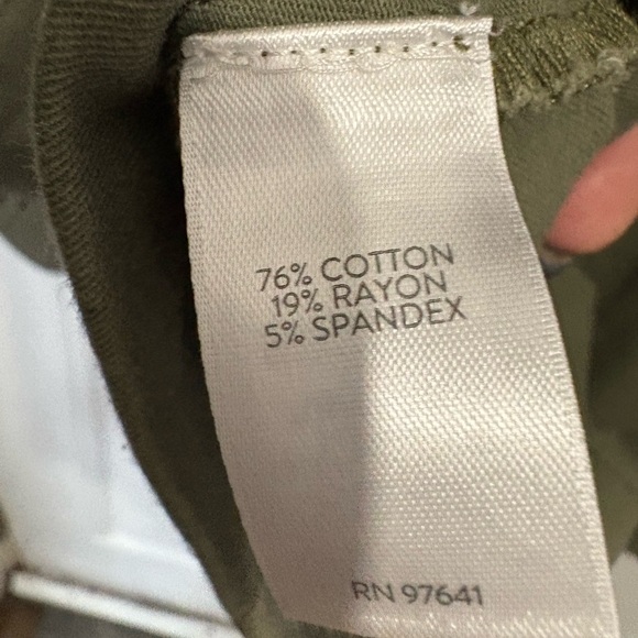 J.Jill utility green jacket button front with pockets size XL soft material - Picture 6 of 7